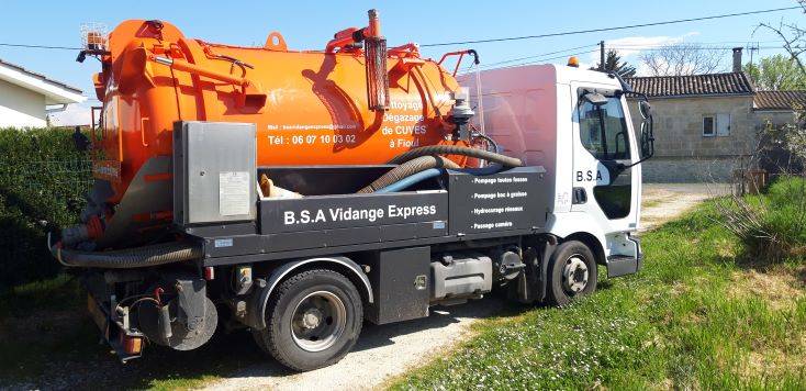 Vidange fosse septique à Blaye